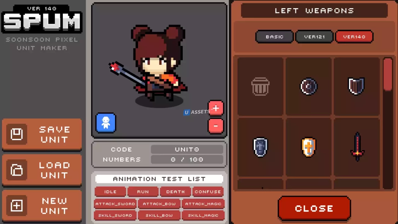 Screenshot #4 - 2D Pixel Unit Maker - SPUM