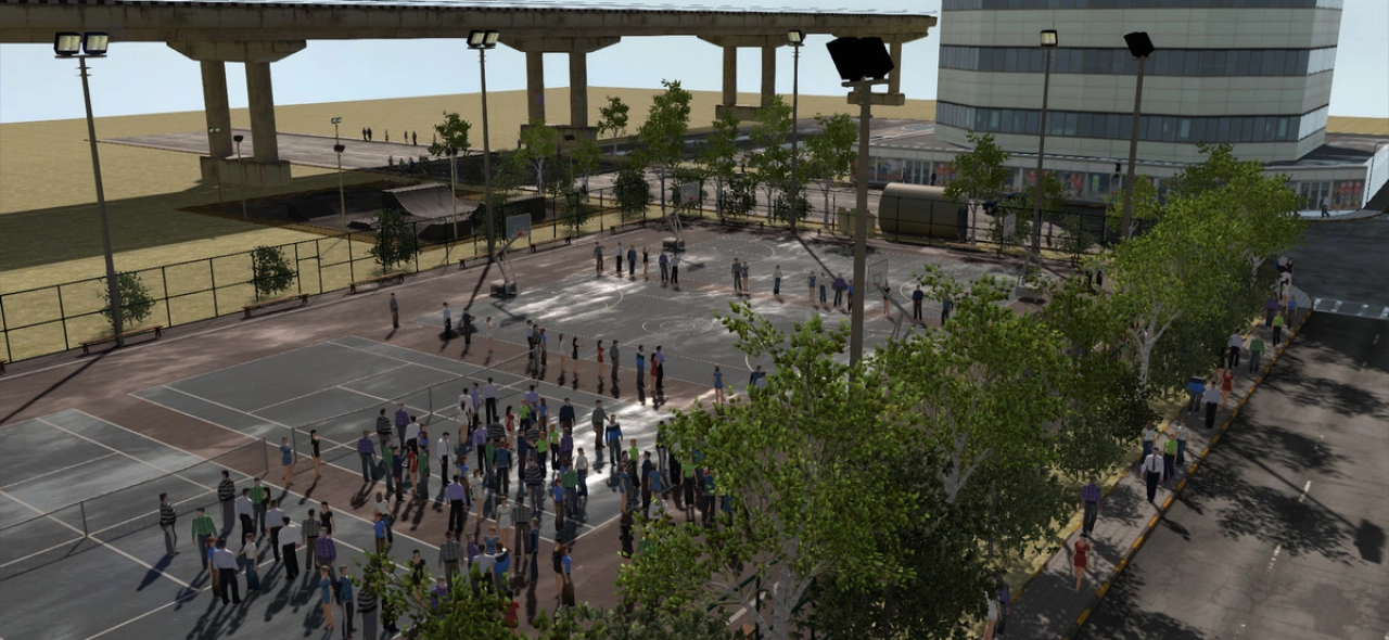 Screenshot #12 - People Path Creator — Crowd & Pedestrian Simulation Tool for Unity