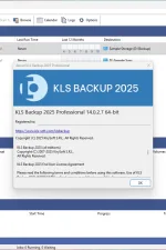 Screenshot #1 - KLS Backup 2025 Professional 14.0.2.7