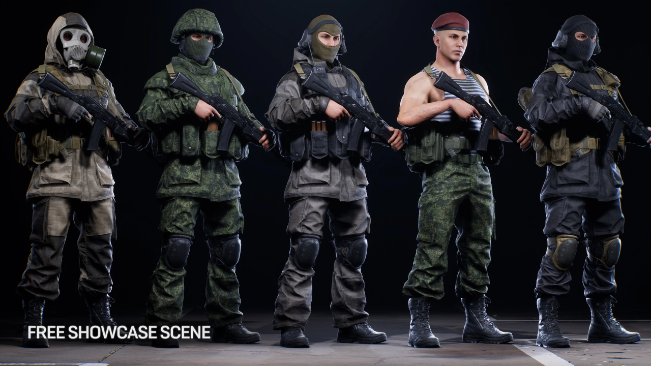 Screenshot #14 - Modular Soldier Pack Vol. 3 – Unreal Engine (5.7)