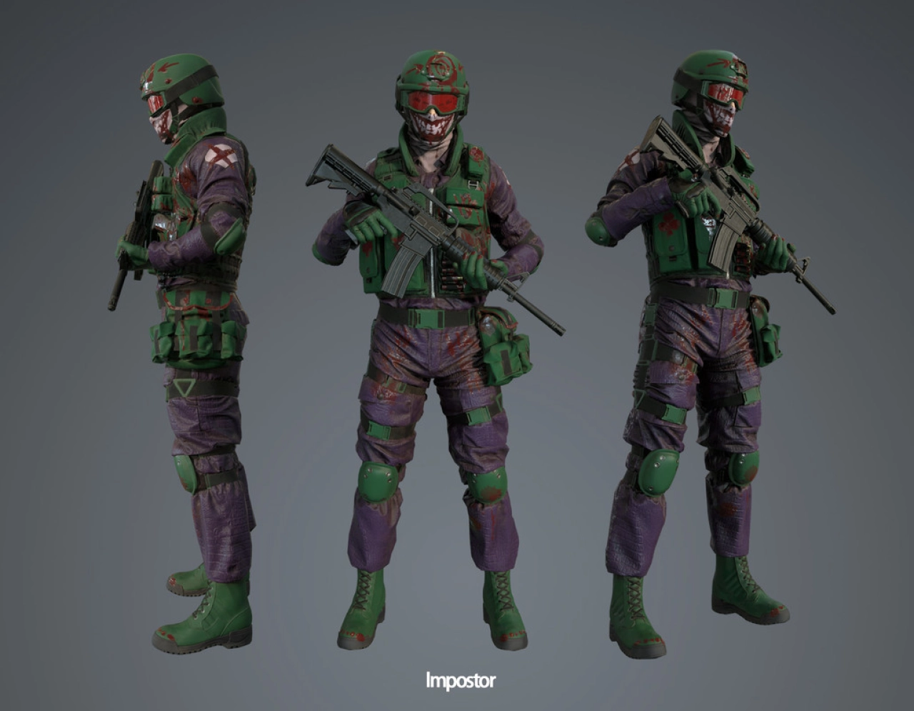 Screenshot #7 - Assault Character Pack Remastered - unity