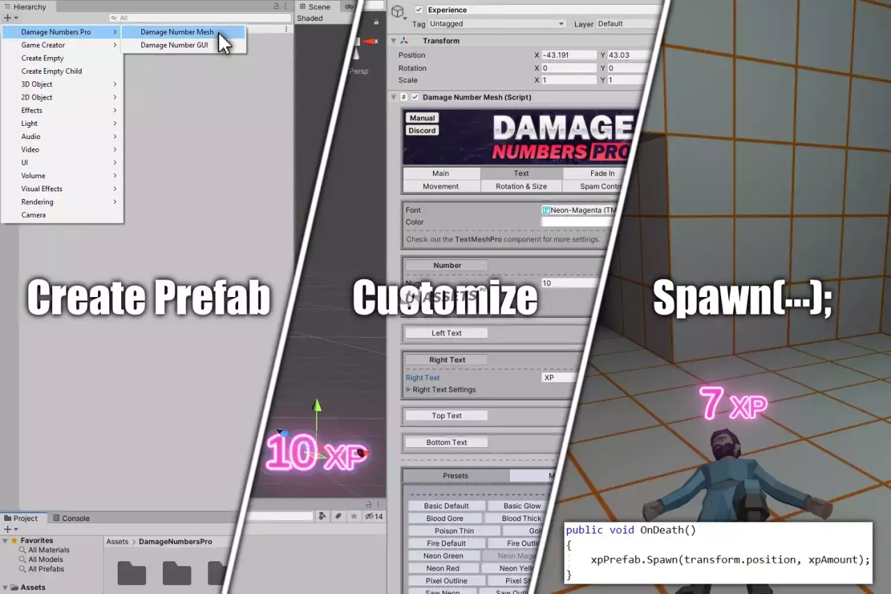 Screenshot #1 - Damage Numbers Pro