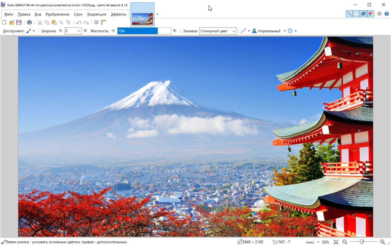 Screenshot #1 - Paint.NET