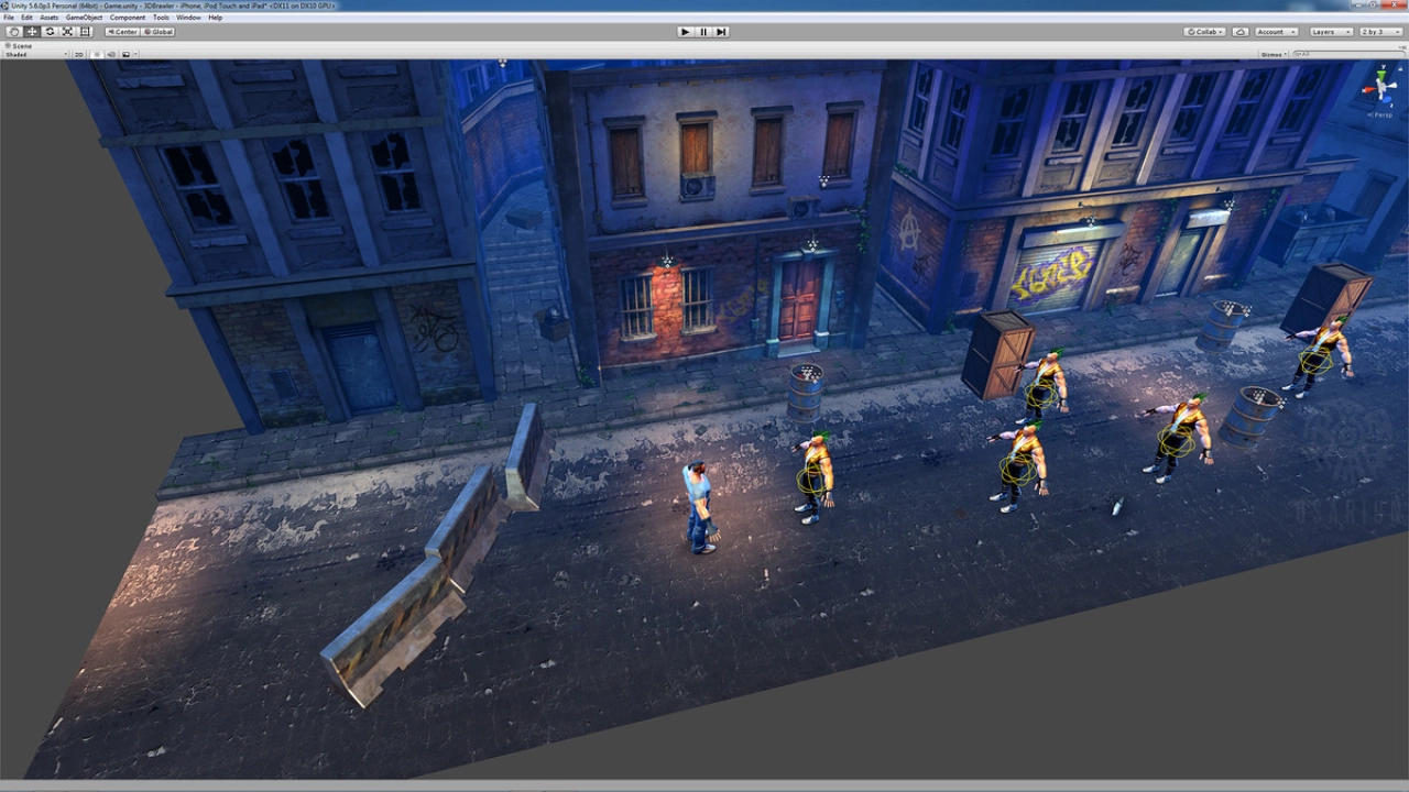 Screenshot #9 - Beat 'Em Up - Game Template 3D для Unity | Система файтинга
