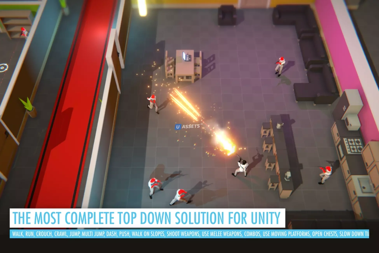 Screenshot #2 - TopDown Engine для Unity — мощный 2D/3D движок для игр с видом сверху