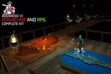 3D Roguelike RPG Complete Kit for Mobile and PC: TPS, Enemy AI, Puzzle and Props