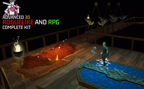 3D Roguelike RPG Complete Kit for Mobile and PC: TPS, Enemy AI, Puzzle and Props
