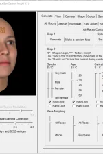 Screenshot #4 - FaceGen Modeller