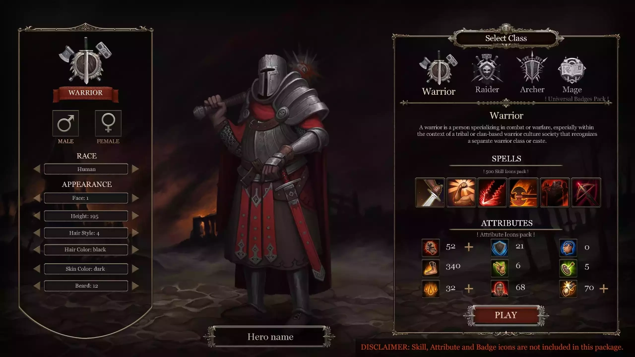 Screenshot #1 - Medieval Kingdom UI