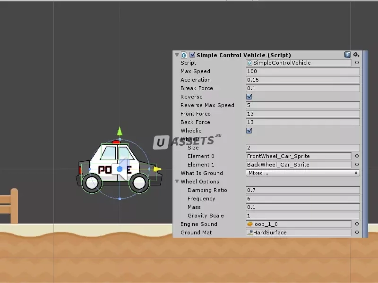 Screenshot #2 - 2D Vehicle Controll