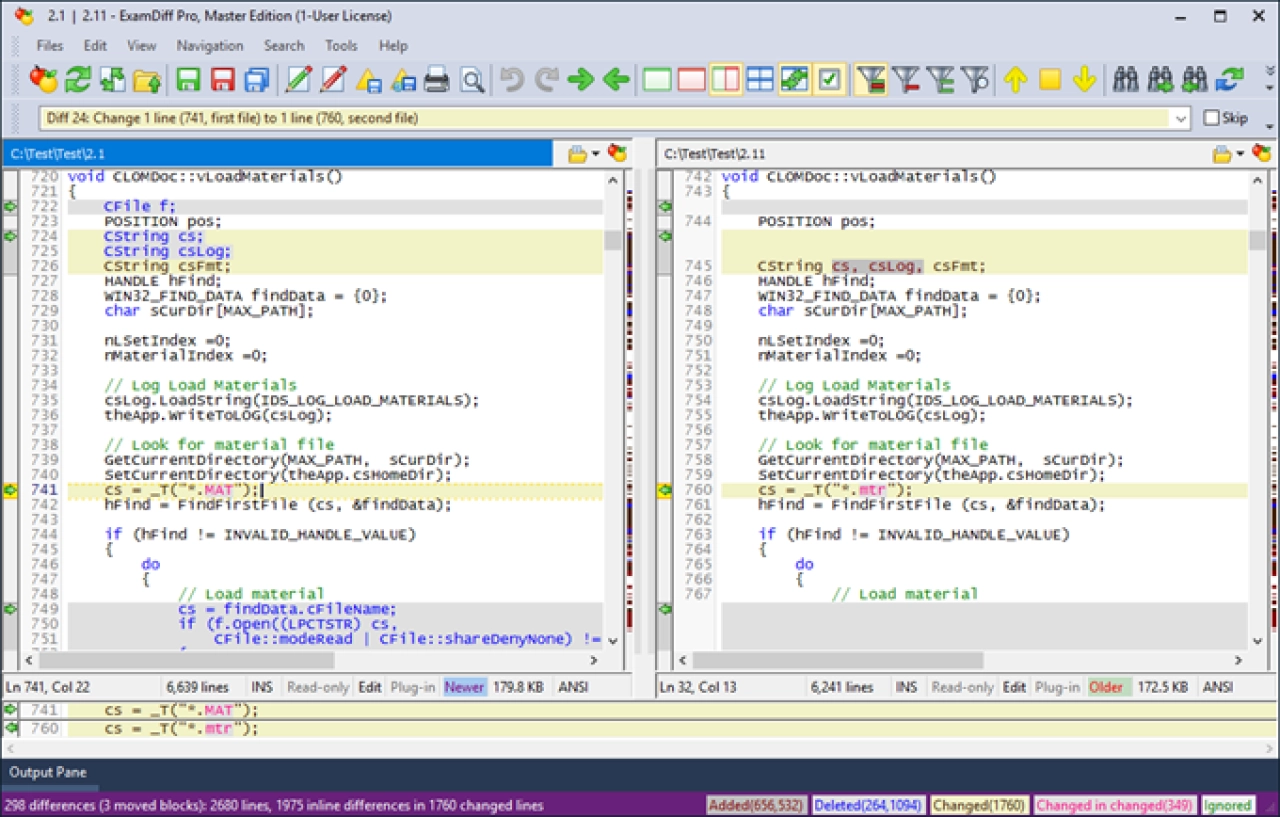 Screenshot #1 - ExamDiff Pro v15.0.1.4 + rus