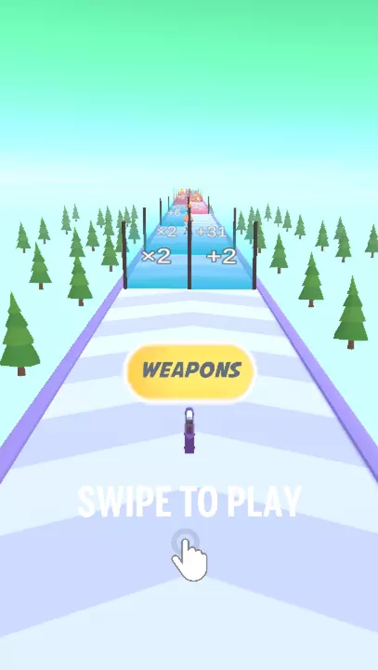 Screenshot #5 - Weapon Fest – Hyper Casual Gate Runner (Unity Project 2019.4.3)