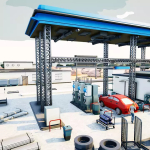 Screenshot #4 - Low Poly Gas Station Set