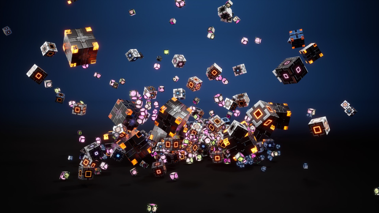 Screenshot #6 - Cyber Cubes: Mimic (4.27 and 5.0 – 5.7) for Unreal Engine
