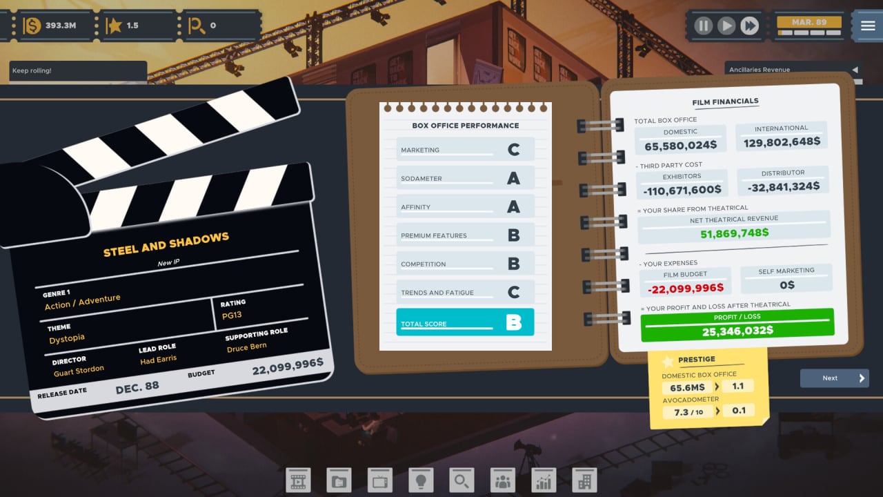 Screenshot #5 - The Executive - Movie Industry Tycoon