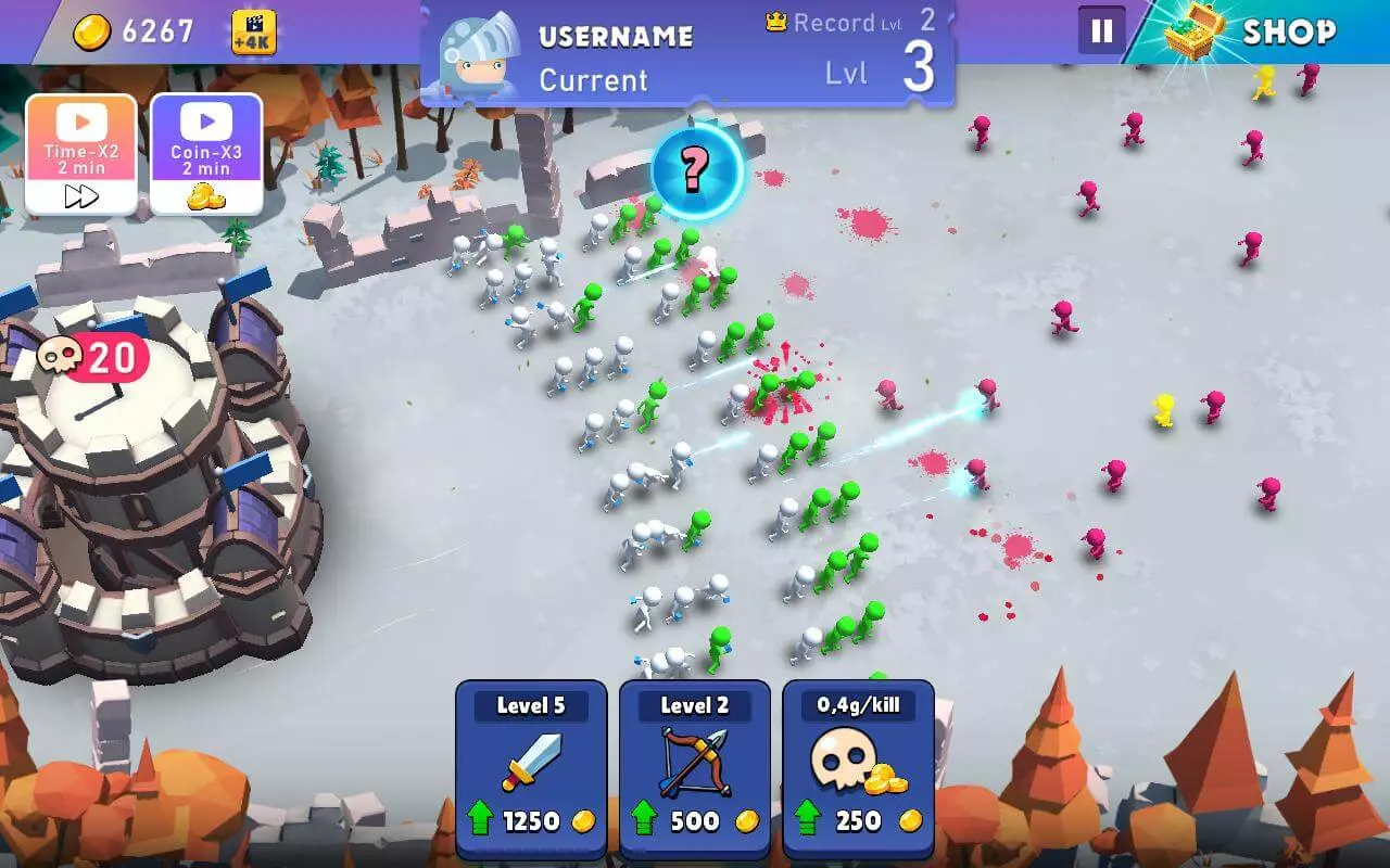 Screenshot #2 - Stick Guys Defense