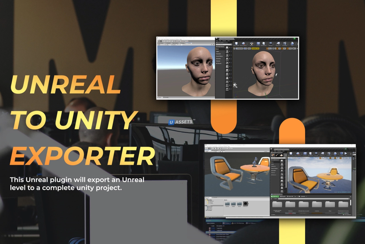 Screenshot #1 - Exporter for Unreal to Unity - Lite