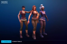 Modular Fantasy Stylized Human Female