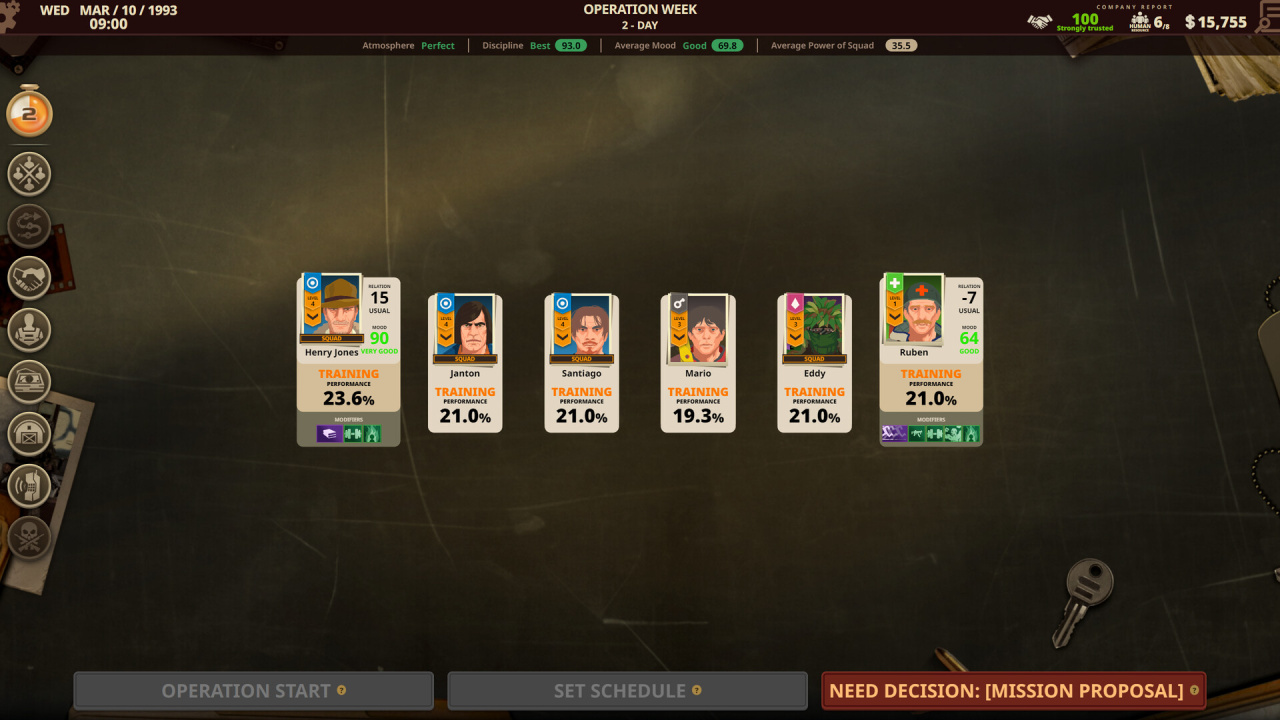 Screenshot #11 - Private Military Manager: Tactical Auto Battler