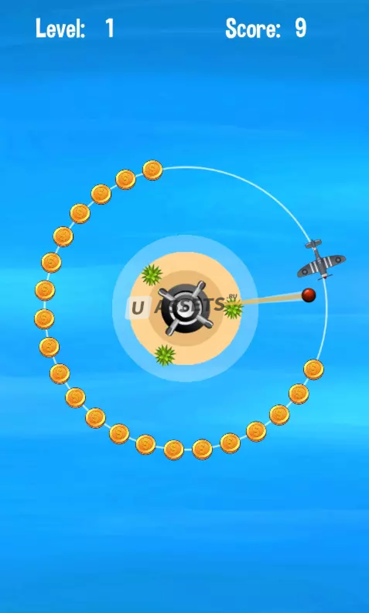 Screenshot #3 - Space Orbit (Addictive dodge & survive game template)