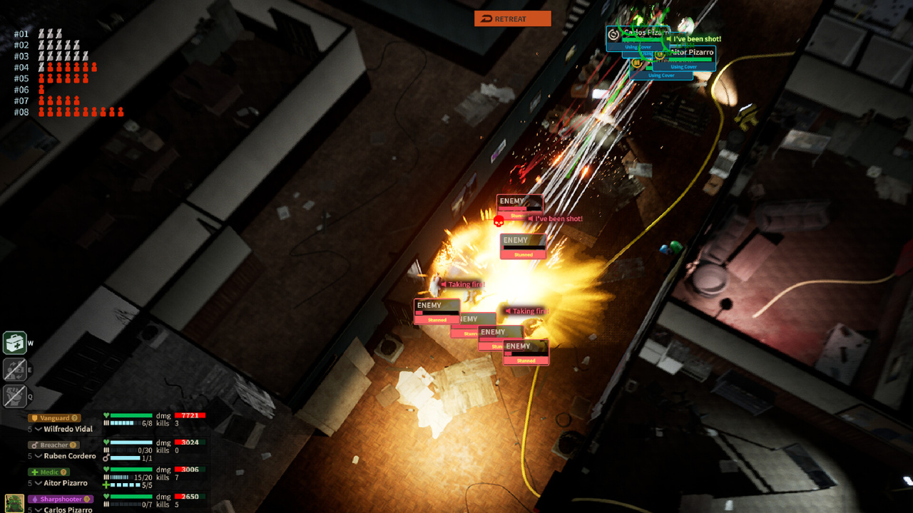 Screenshot #2 - Private Military Manager: Tactical Auto Battler