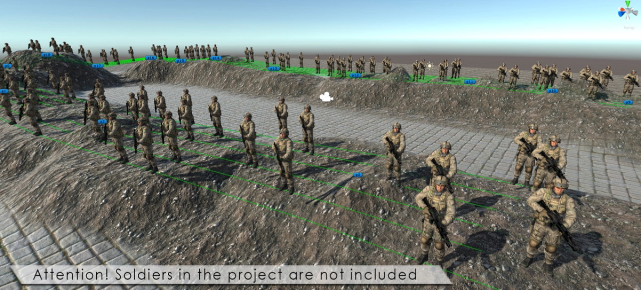 Screenshot #18 - People Path Creator — Crowd & Pedestrian Simulation Tool for Unity