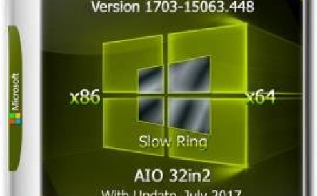 Windows 10 Version 1703 (15063.448) x86-x64 AIO
