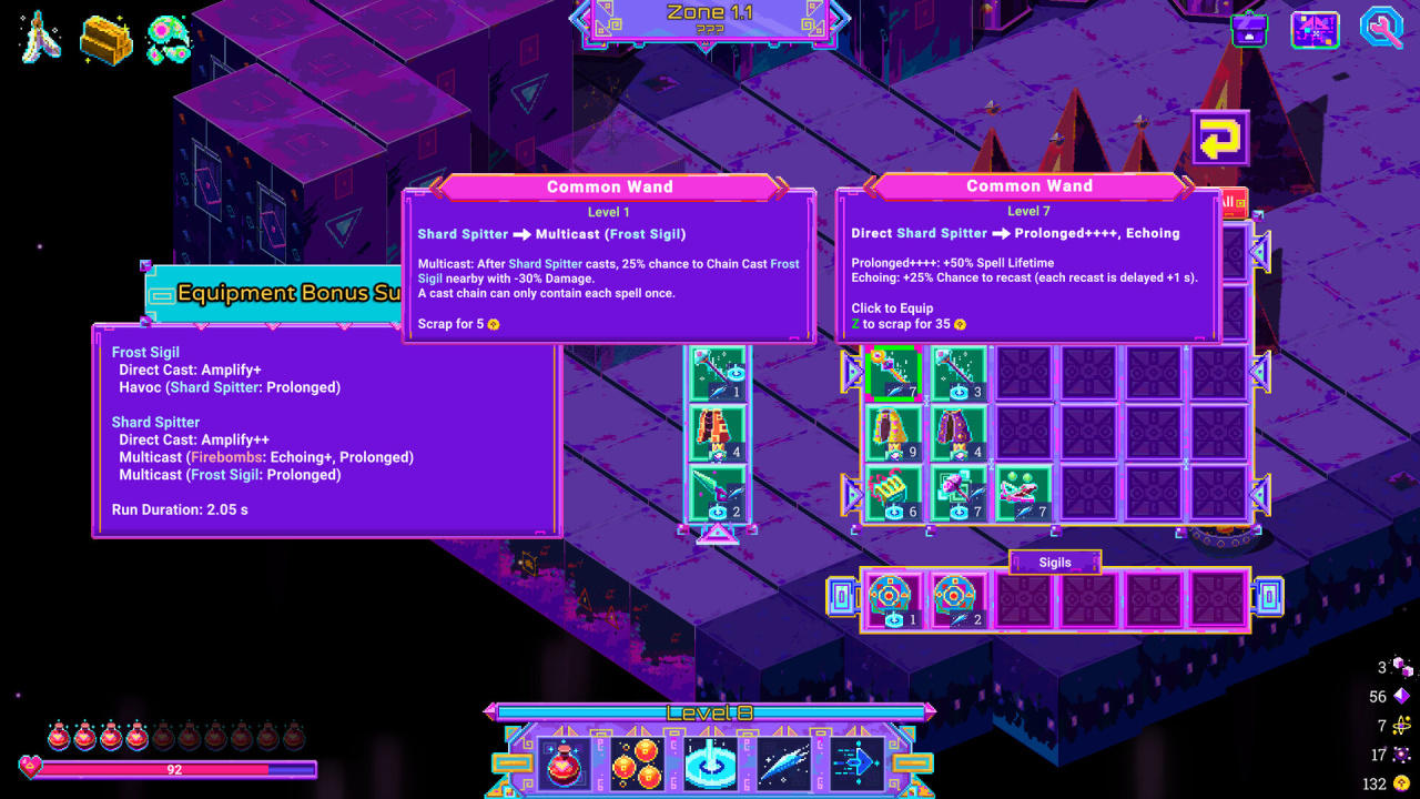 Screenshot #8 - Neon Spellstorm