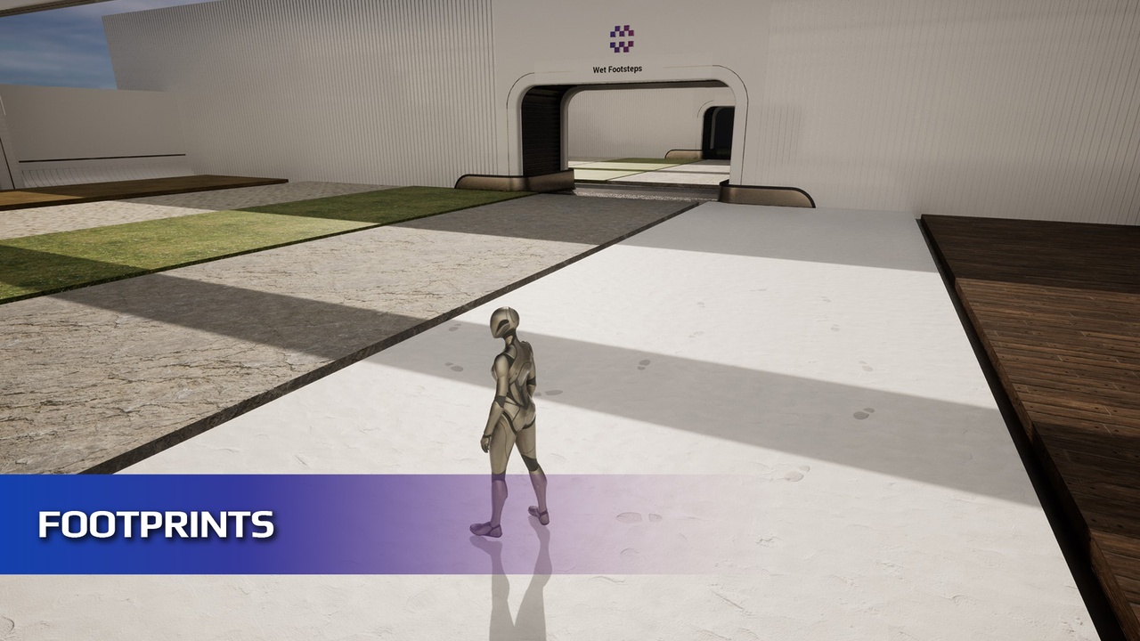 Screenshot #2 - Hyper Footstep System v4 (5.7) for Unreal Engine