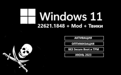 Windows 11 22H2 x64 Pro 22621.1848 + Mod и Твики