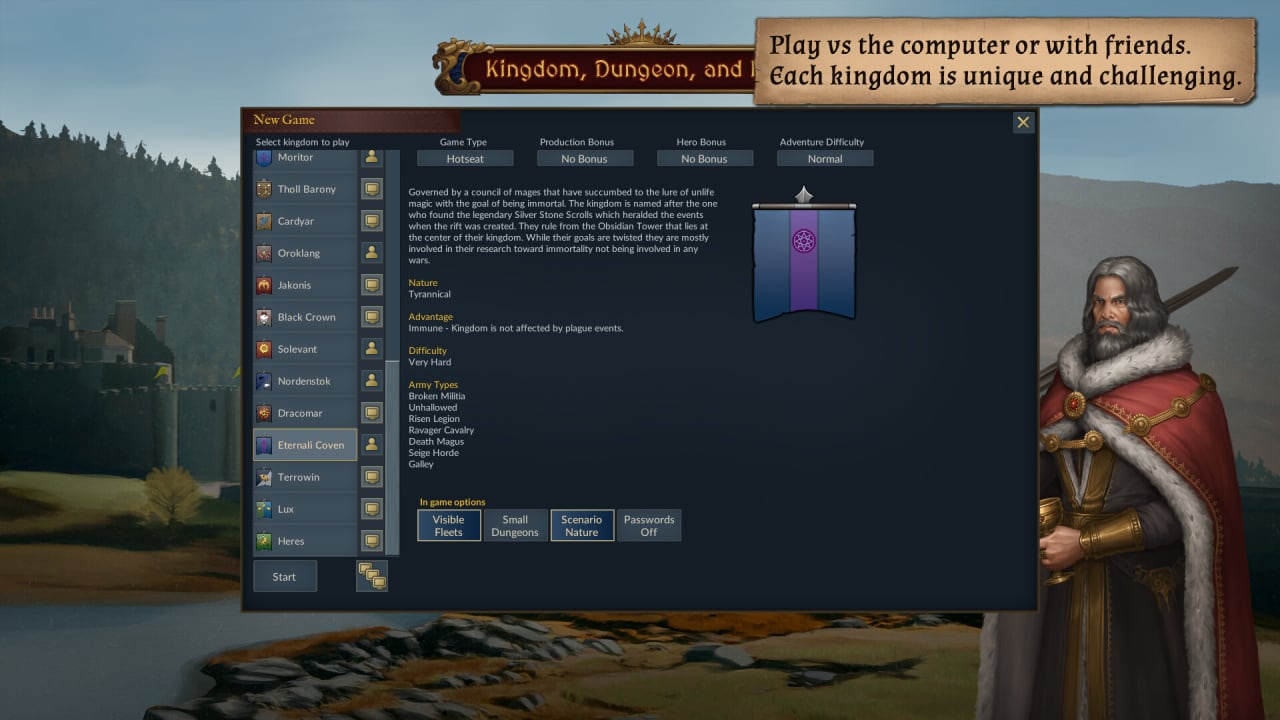 Screenshot #1 - Kingdom, Dungeon, and Hero