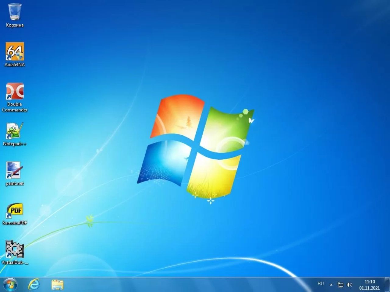 Screenshot #6 - Windows 7 Service Pack 1 Professional Ru x64 with KB5006743 Ноябрь 2021