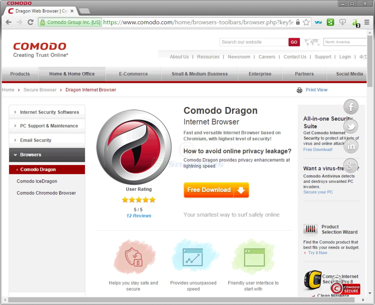 Screenshot #2 - Comodo Dragon Браузер 125.0