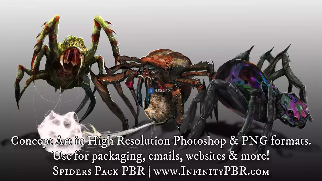 Screenshot #4 - Spider Character Spiders Pack - Fantasy RPG