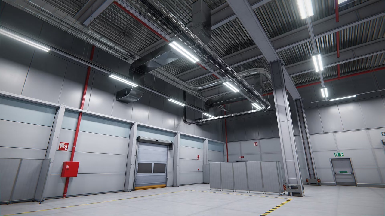 Screenshot #3 - Factory/Warehouse Interior Modular Pack  (Unreal Engine)