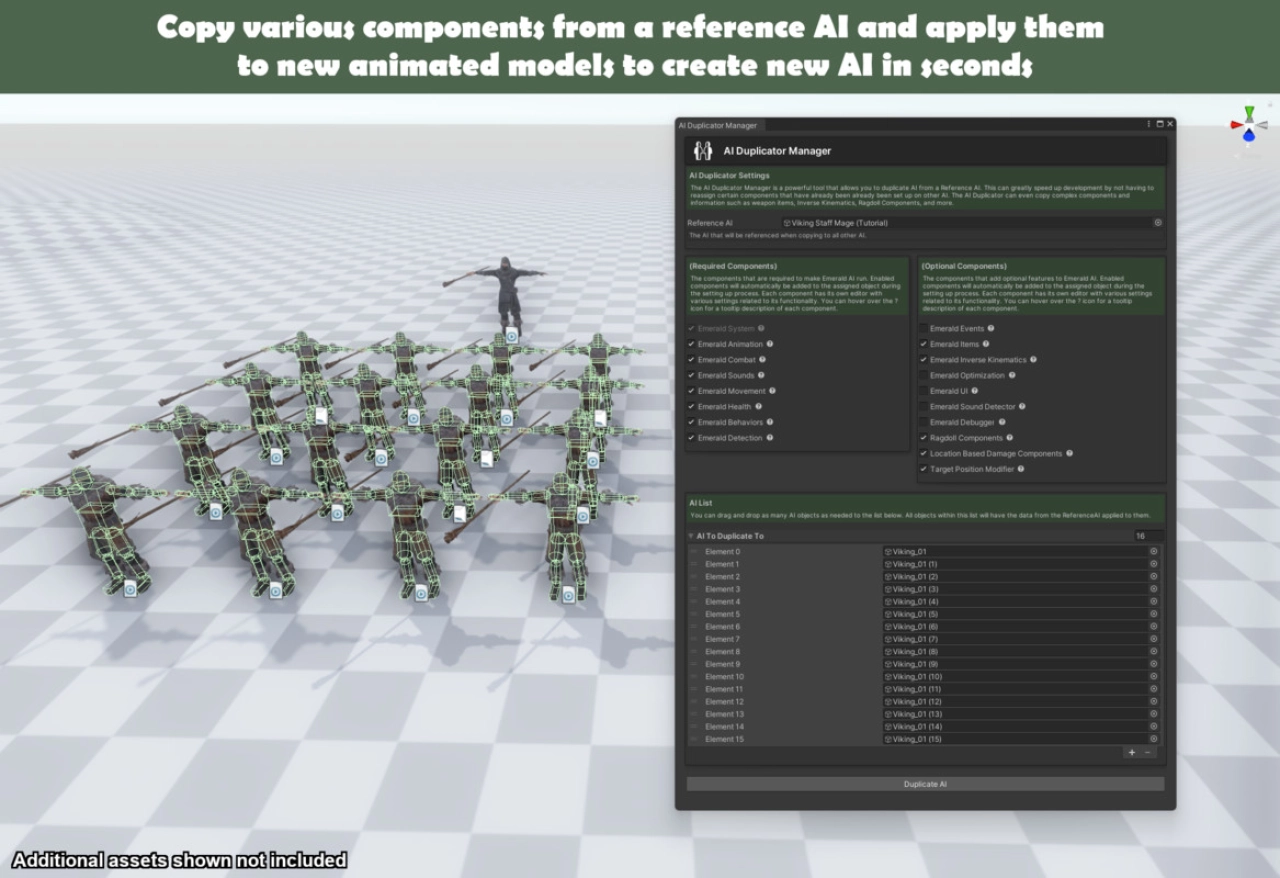 Screenshot #5 - Emerald AI 2025 — мощная система искусственного интеллекта для Unity.