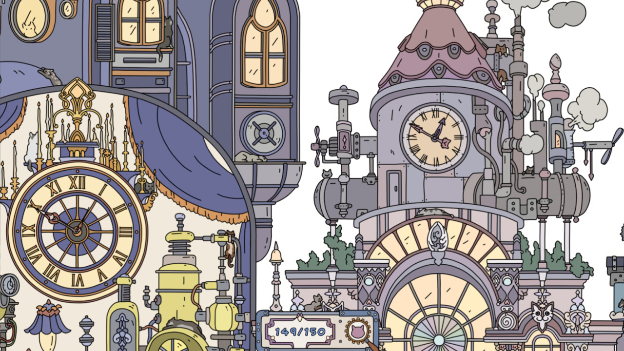 Screenshot #1 - HIDDEN CATS 3: Steampunk