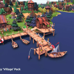Screenshot #1 - EPIC Fantasy Village - Low Poly 3D Art