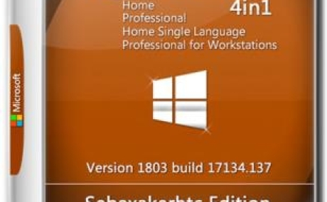 Windows 10 1803 Build 17134.137 / =4in1= {x64} Sebaxakerhtc Edition
