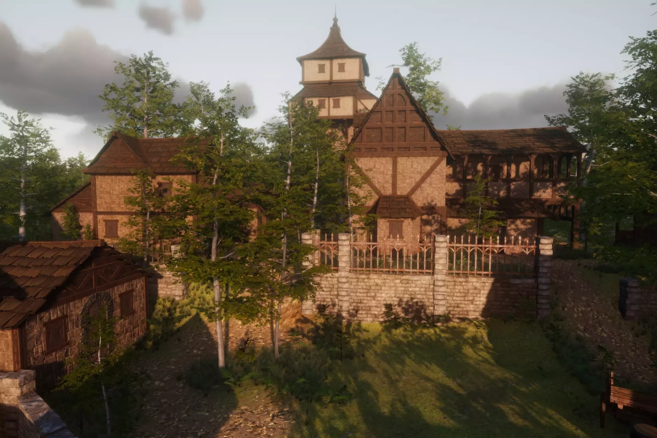 Screenshot #2 - Medieval Fantasy Town Village Environment for RPG FPS