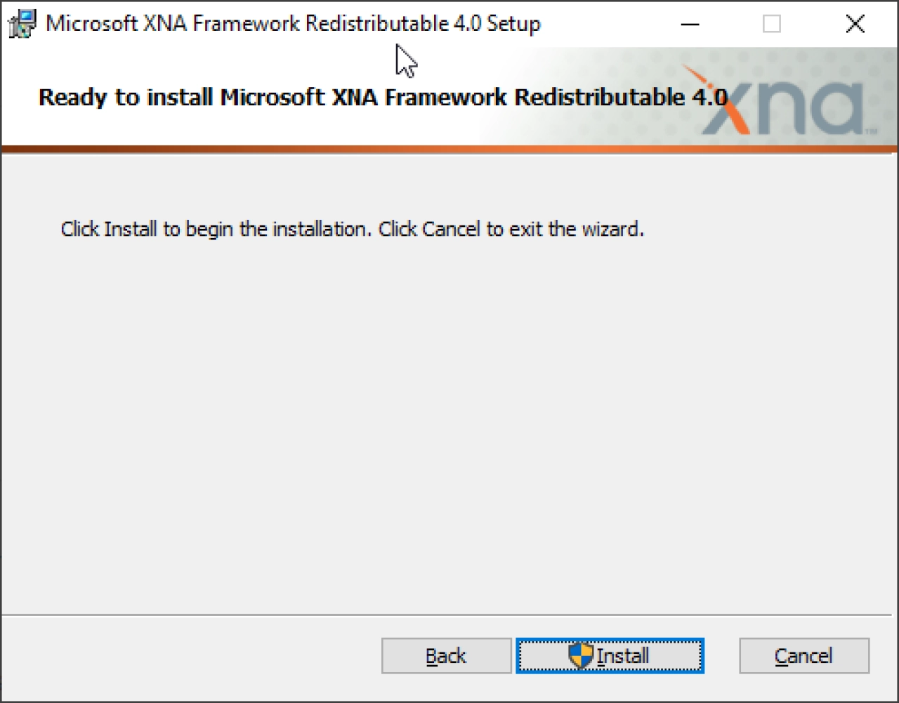 Screenshot #3 - Microsoft XNA Framework Redistributable