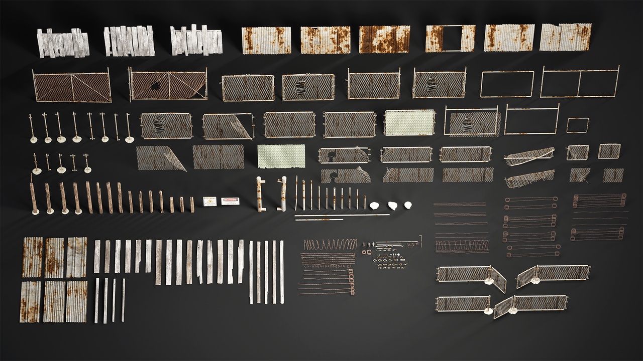 Screenshot #6 - Ghost Town VOL.3 - Modular Fences for Unreal Engine