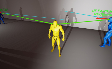 NPC Eyes Sight System - PRO. NPCs can see shadows! UE5.5  v1.3.5
