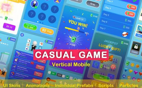 Casual Puzzle Game UI Pack