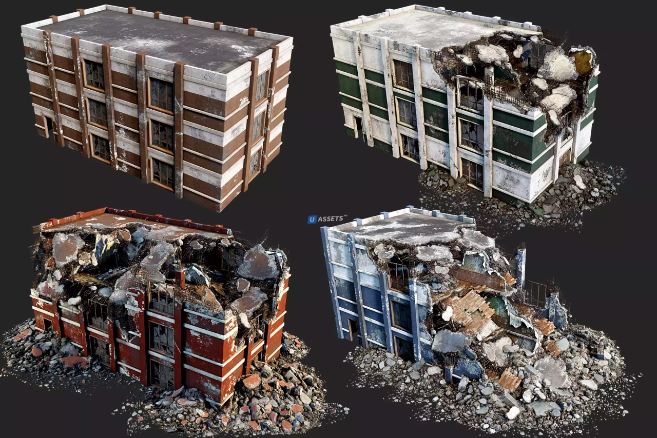 Screenshot #3 - Destroyed Building Kit