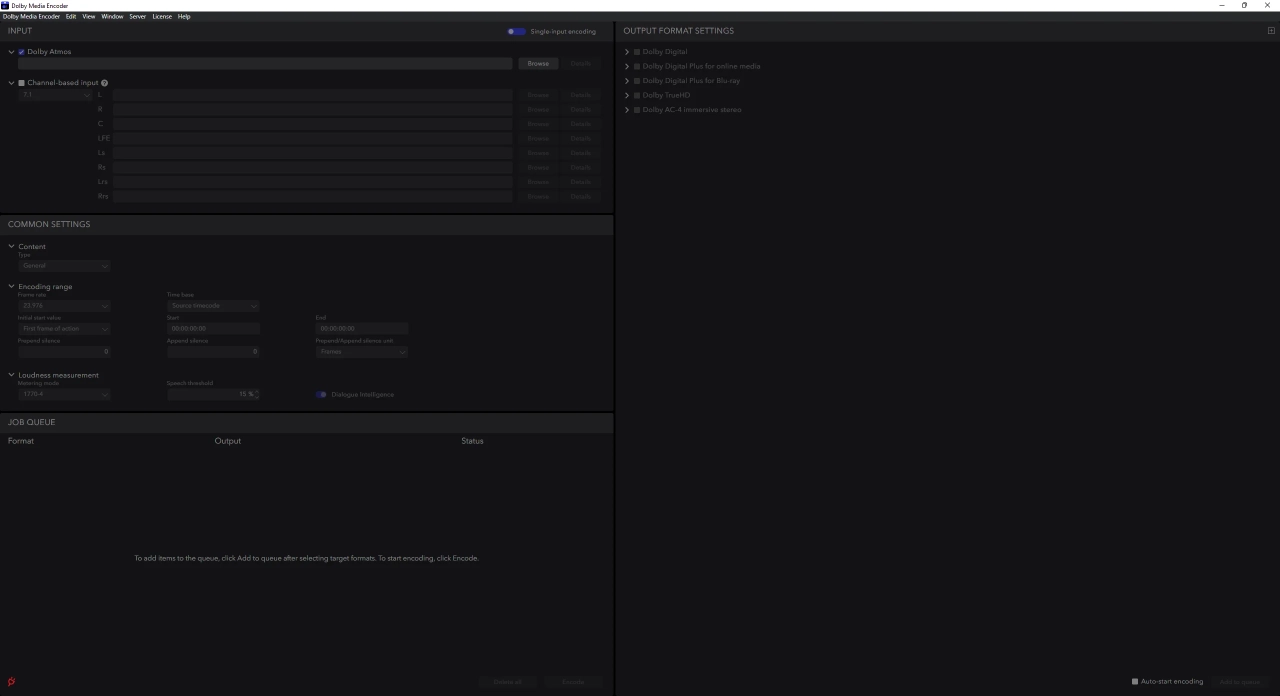 Screenshot #1 - Dolby Media Encoder 3.4.0 Portable by AlekseyPopovv