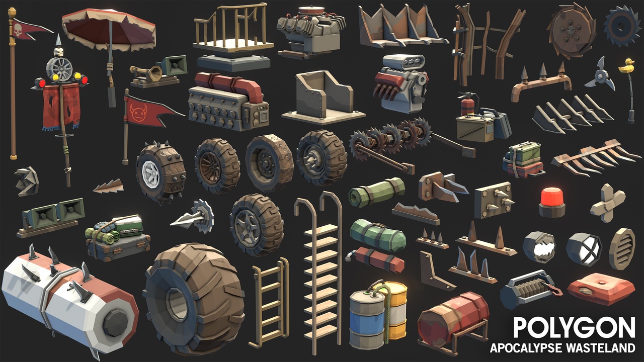 Screenshot #5 - POLYGON - Apocalypse Wasteland UE4.26+