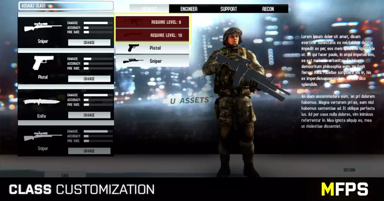 Screenshot #4 - MFPS Class Customization
