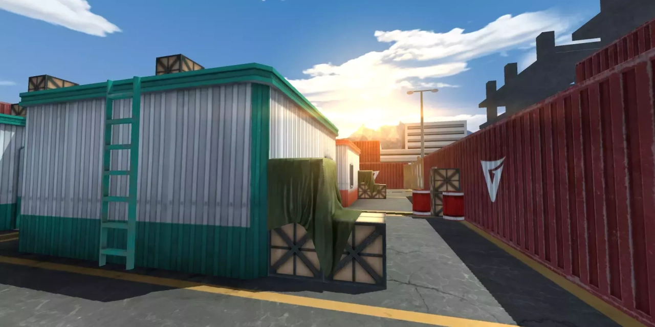 Screenshot #2 - Mobile FPS Game Environment & Assets, ice world map