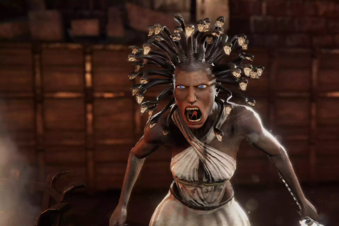 Screenshot #1 - Medusa (Female) Human & Snake Mythology Pack PBR - Fantasy RPG
